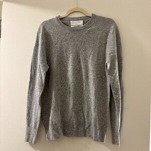 Everlane Grade A Cashmere Crew Light Grey Size Medium